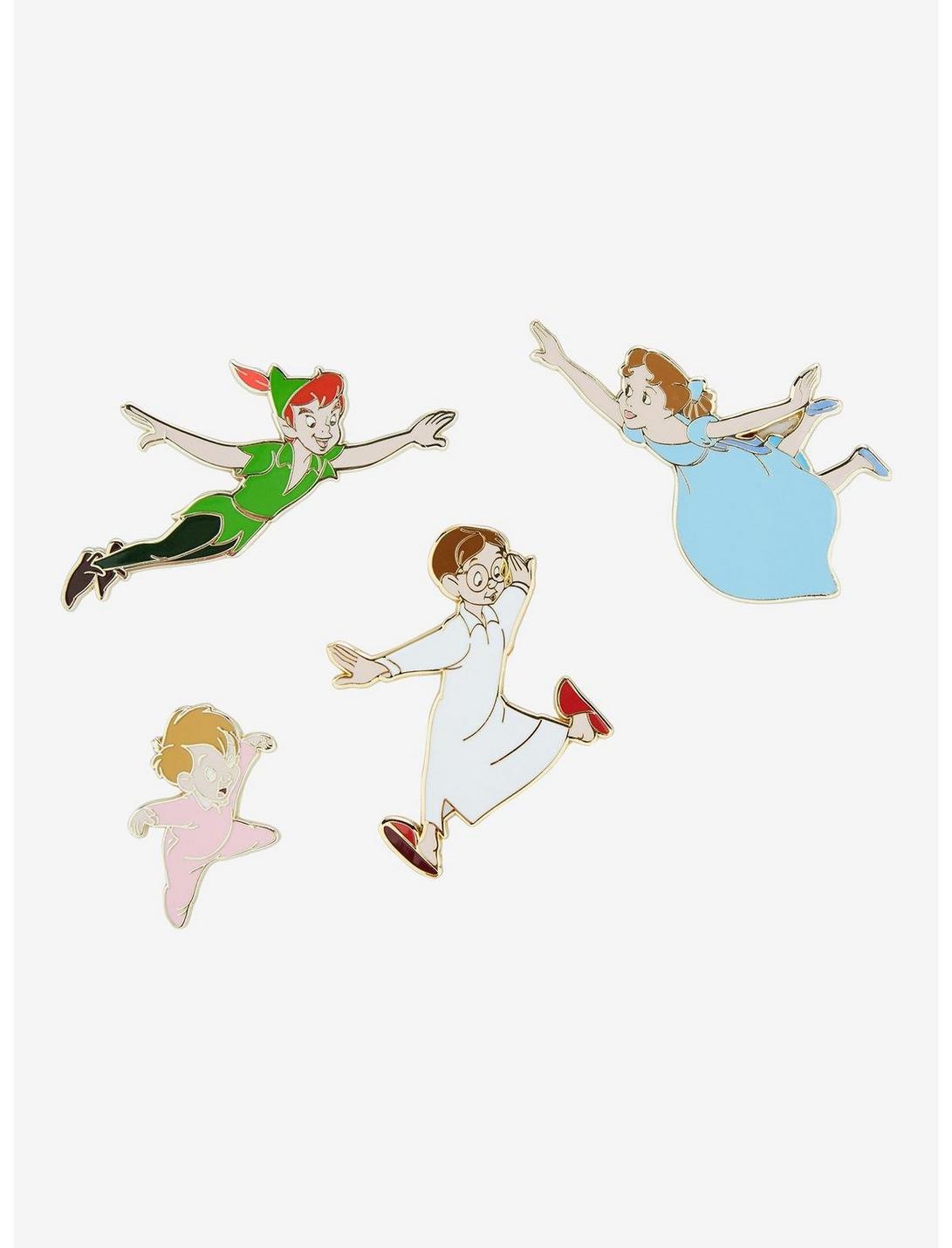 Loungefly Disney Peter Pan 70th Anniversary Enamel Pin Set, , hi-res