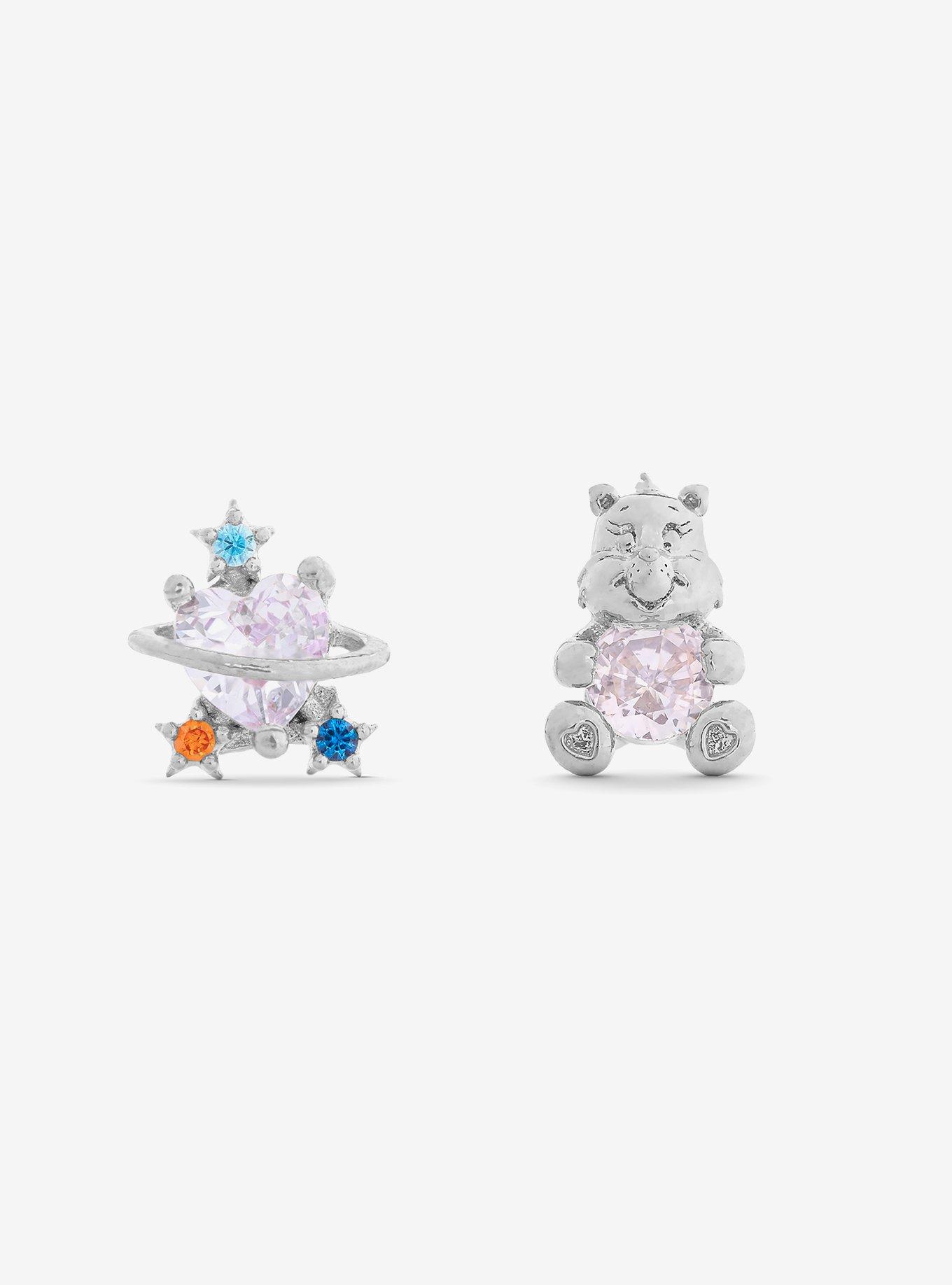 Care Bears X Girls Crew Daydream Bear Mismatch Stud Earrings, , hi-res