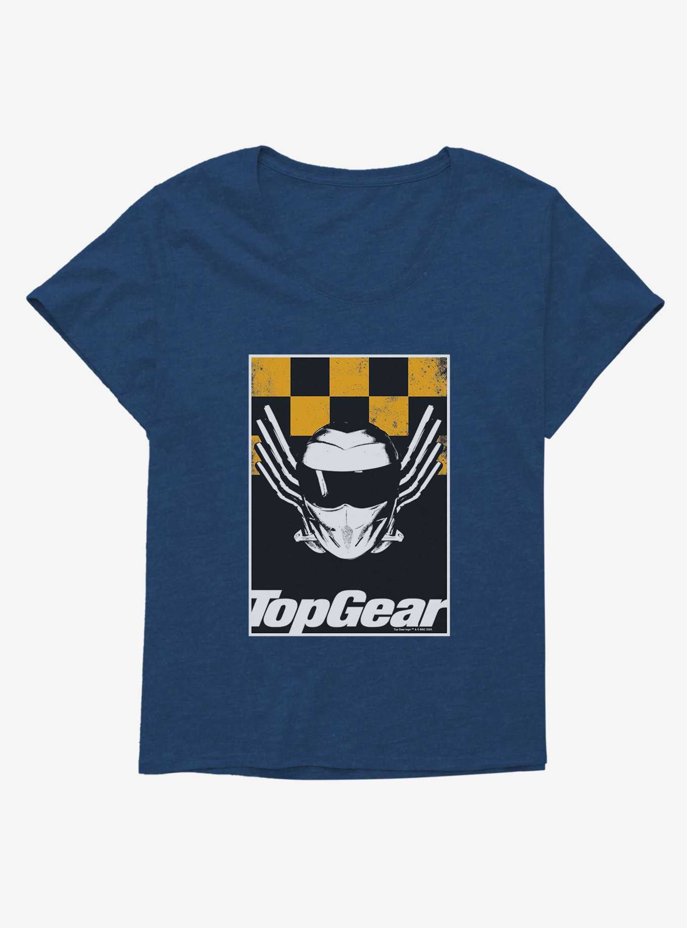 Top Gear Stig Checkerboard Girls T-Shirt Plus Size, , hi-res