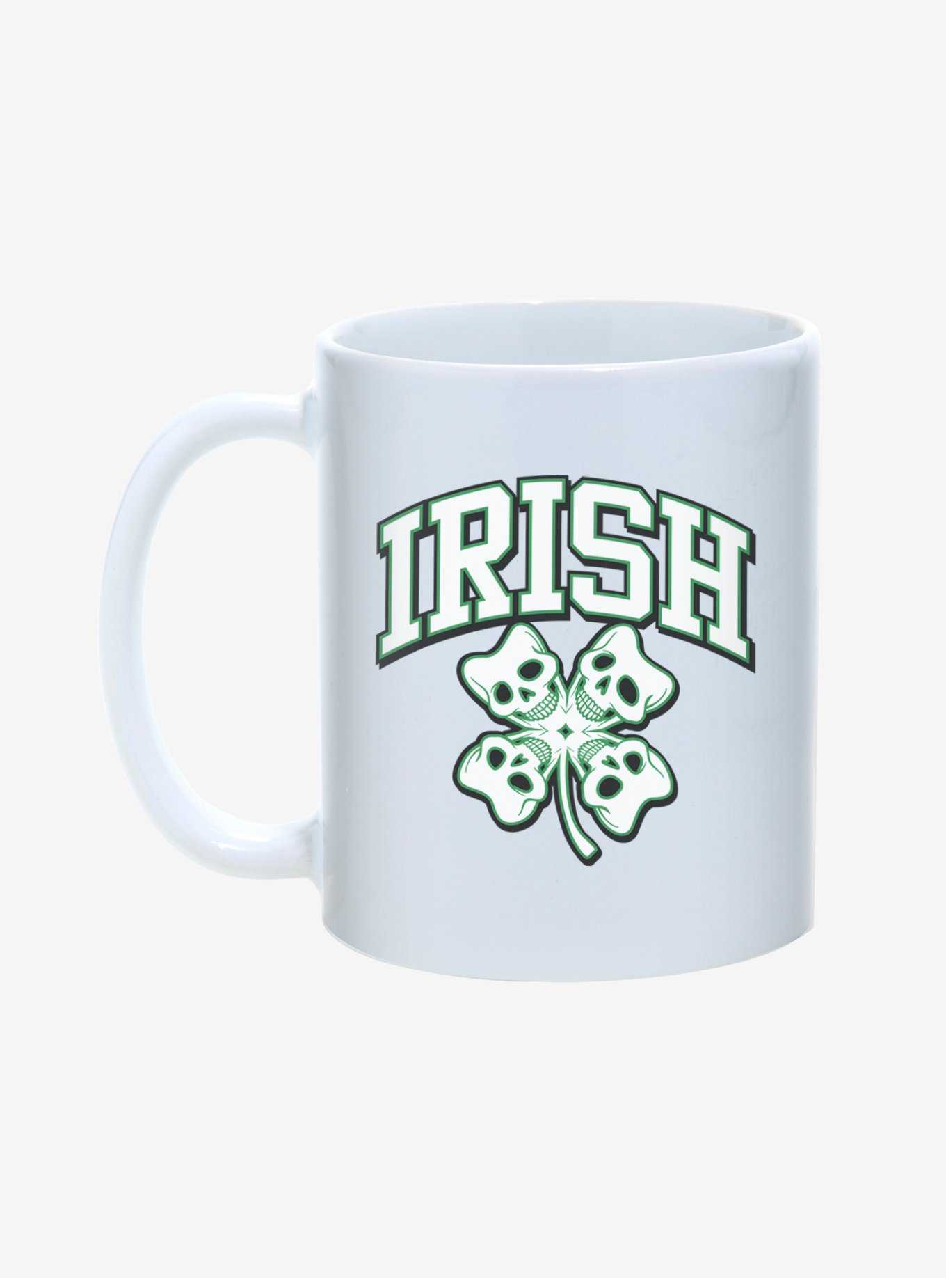 St. Patty's Irish Skull Clover Mug 11oz, , hi-res