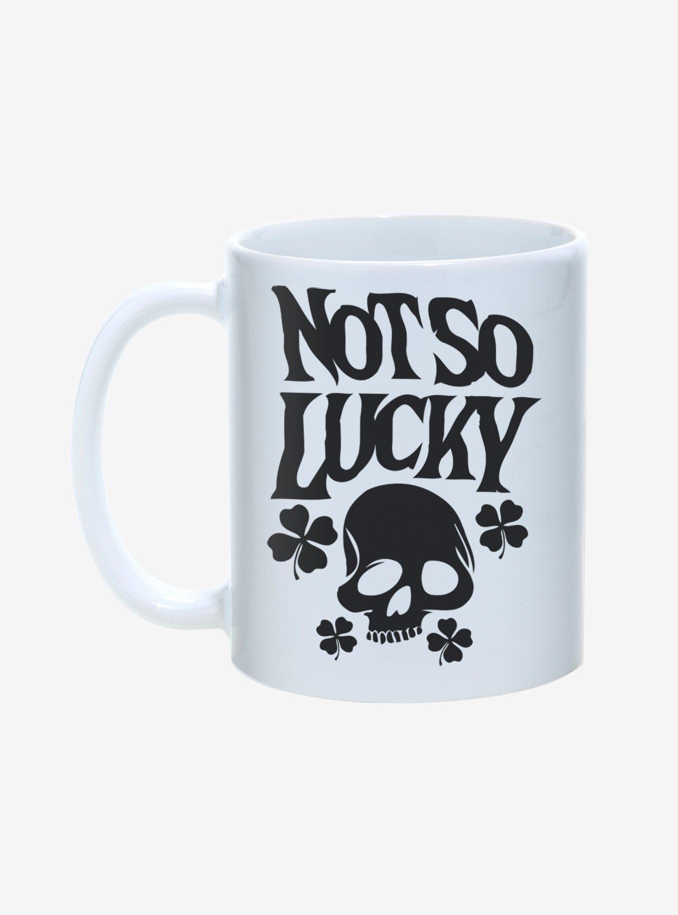 St. Patty's Not So Lucky Skull Clover Mug 11oz, , hi-res