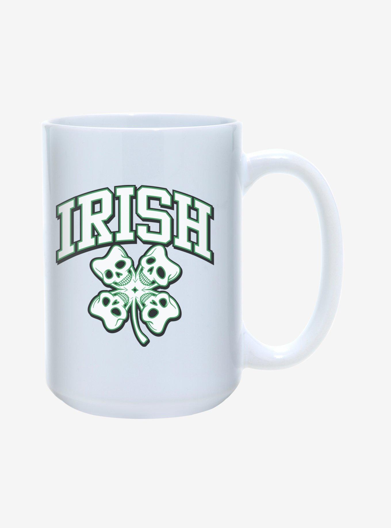 St. Paddy's Irish Skull Clover Mug 15oz, , hi-res