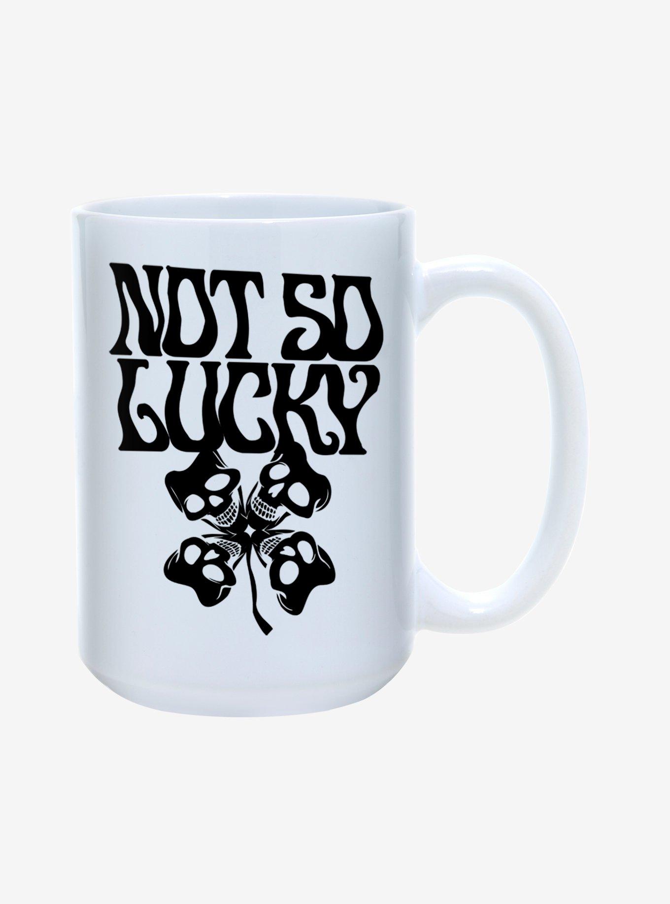 St. Patty's Not So Lucky Skull Clover Mug 15oz, , hi-res