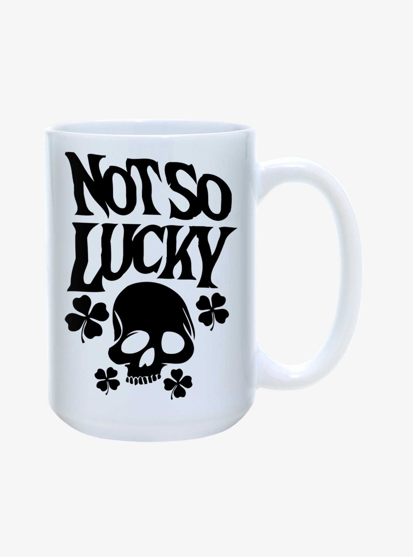 St. Patty's Not So Lucky Skull Clover Mug 15oz, , hi-res