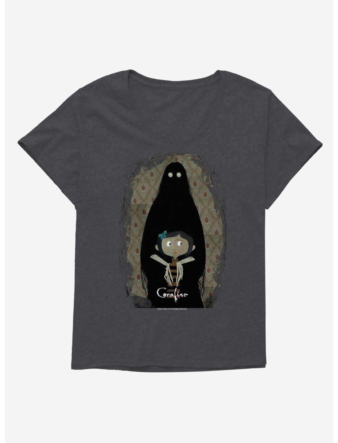 Coraline The Other Mother Shadow Girls T-Shirt Plus Size, , hi-res