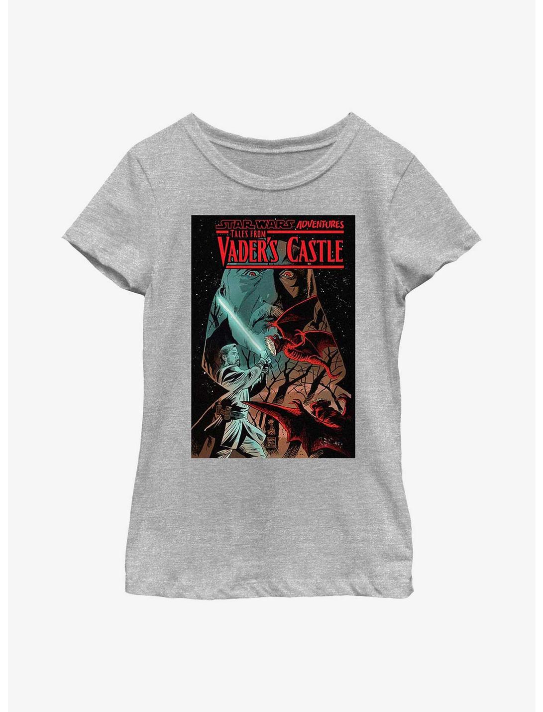 Star Wars Saber Tales From Vader's Castle Youth Girls T-Shirt, ATH HTR, hi-res