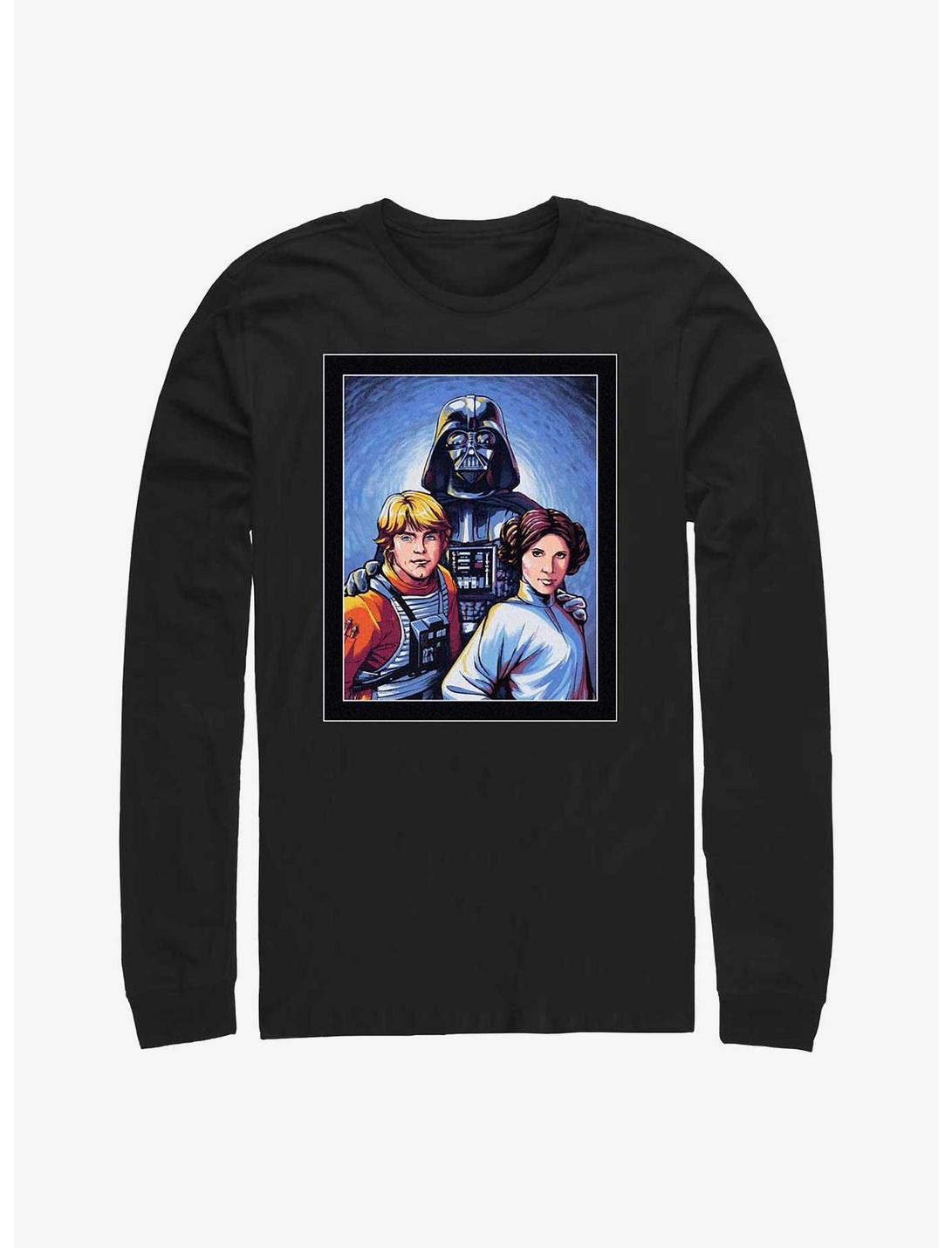 Star Wars Skywalker Family Long Sleeve T-Shirt, BLACK, hi-res