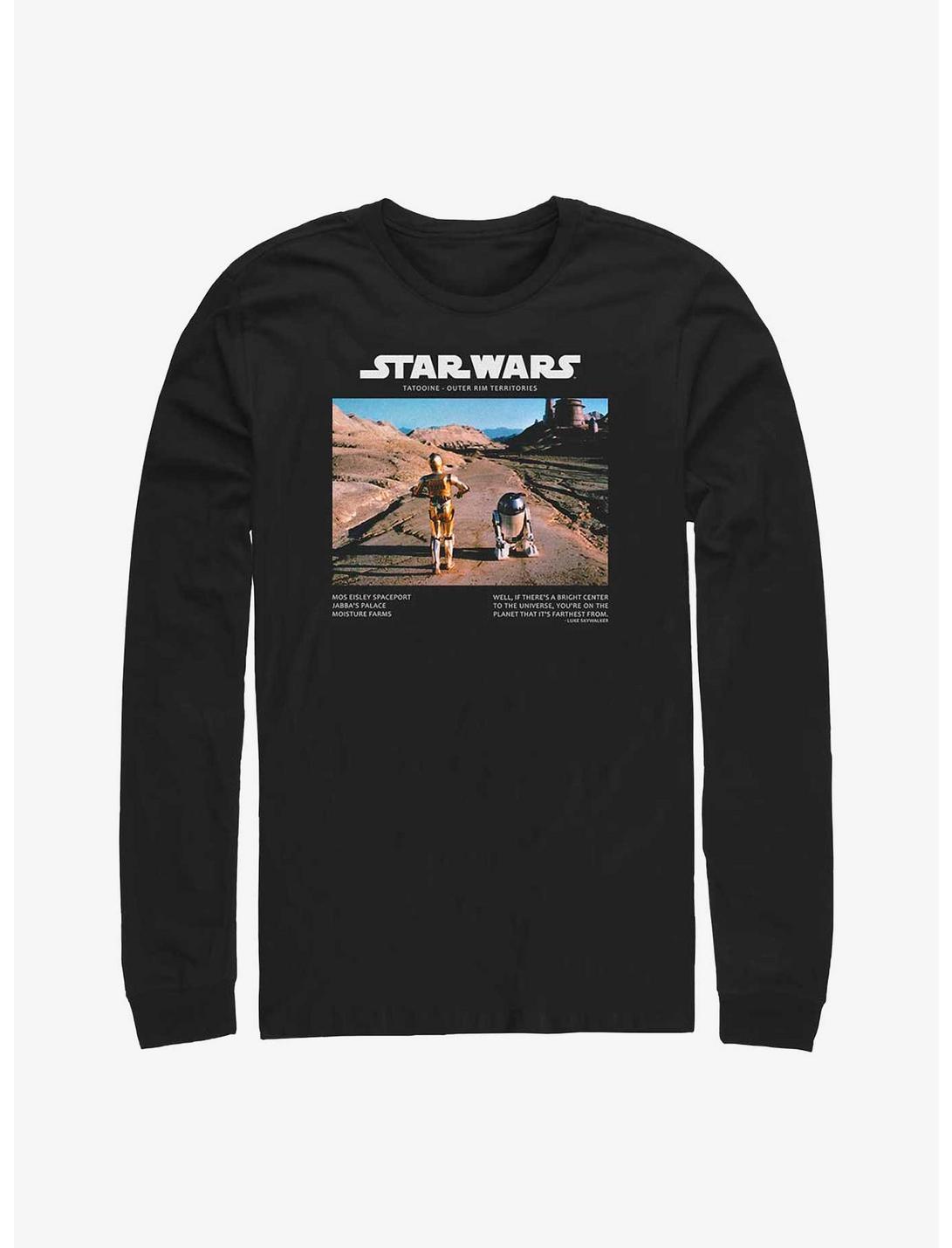 Star Wars Tatooine Traveler Long Sleeve T-Shirt, BLACK, hi-res