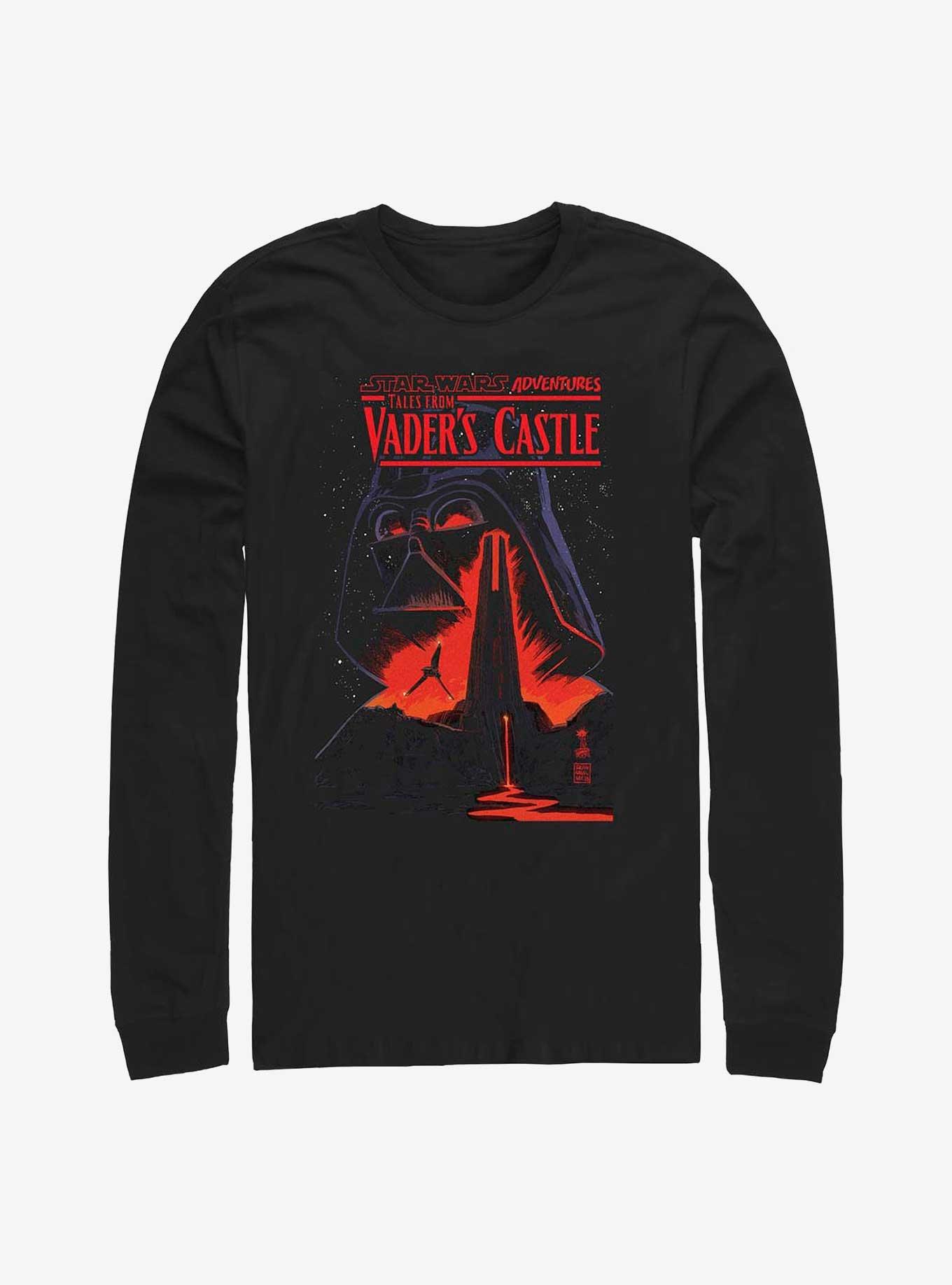 Star Wars Vader Tales From Vader's Castle Long Sleeve T-Shirt, BLACK, hi-res