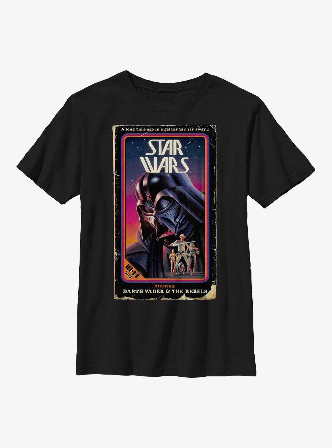 Star Wars Darth Vader & The Rebels VHS Youth T-Shirt, , hi-res