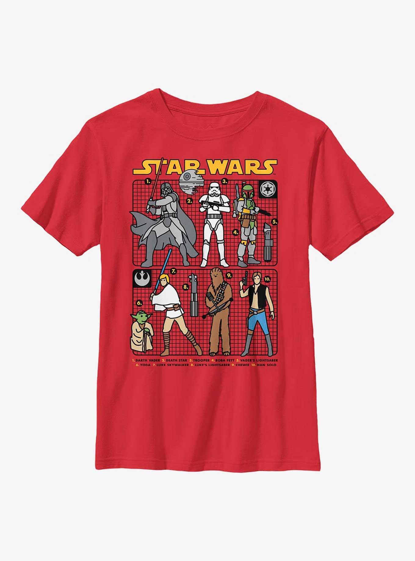 Star Wars Doodle Art Group Youth T-Shirt, , hi-res