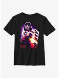 Star Wars Neon Vader Youth T-Shirt, BLACK, hi-res