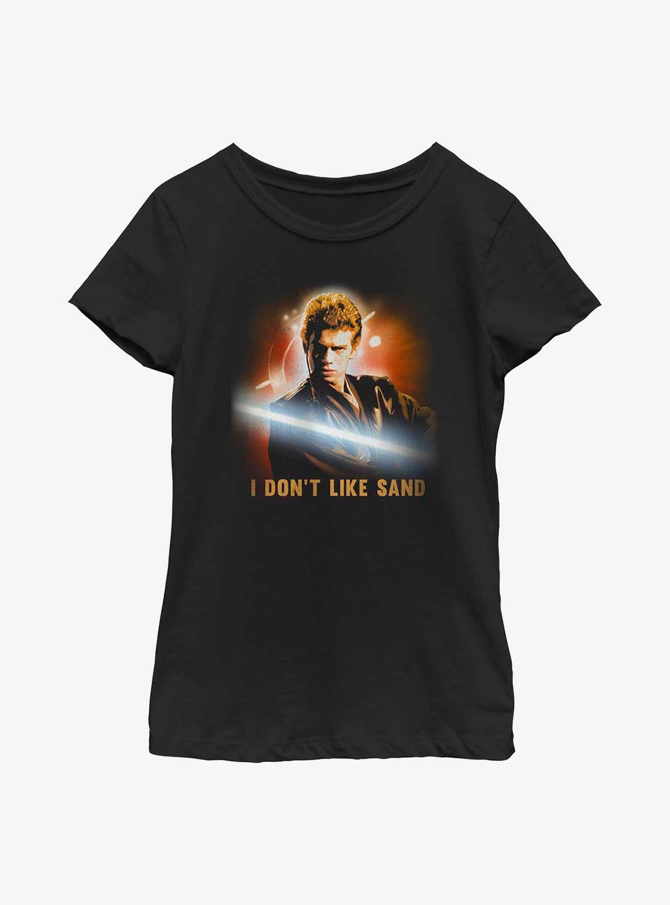 Star Wars No Sand Burnt Youth Girls T-Shirt, BLACK, hi-res