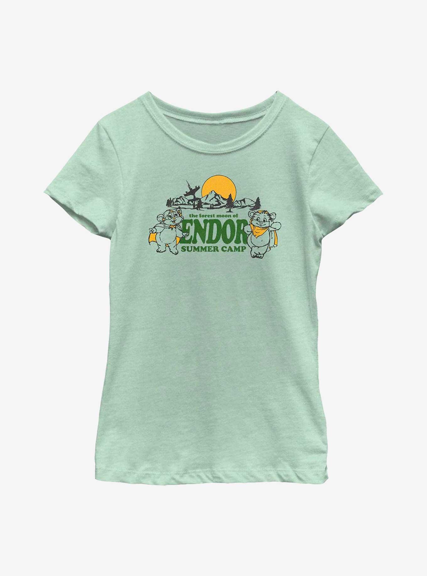 Star Wars Retro Ewoks Youth Girls T-Shirt, MINT, hi-res