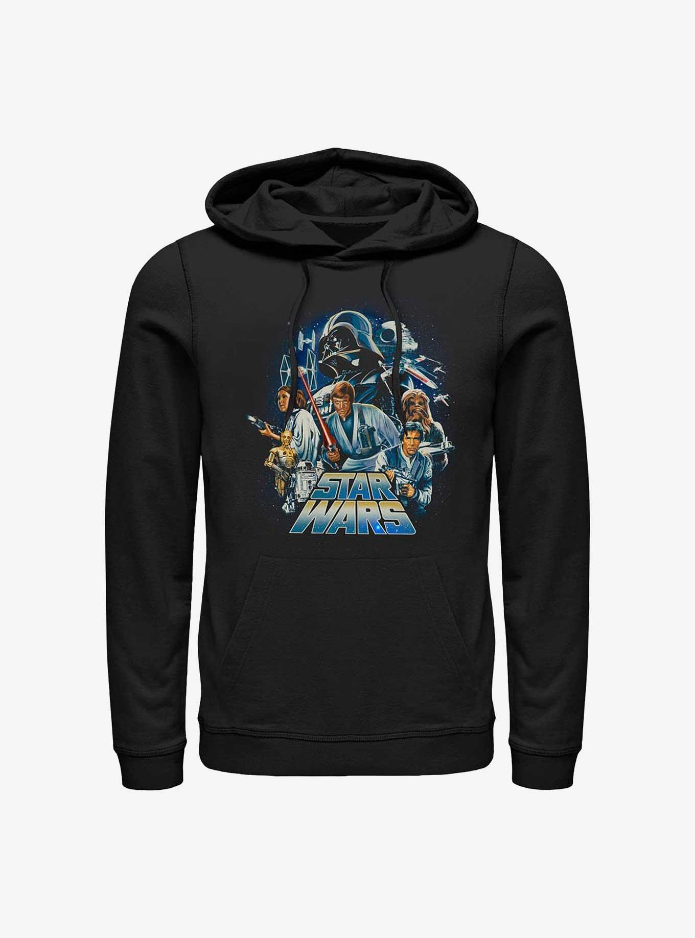 Star Wars Classics Style Hoodie, BLACK, hi-res