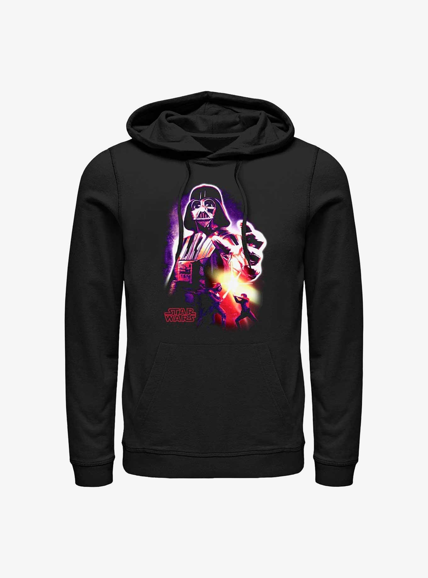 Star Wars Neon Vader Hoodie, BLACK, hi-res