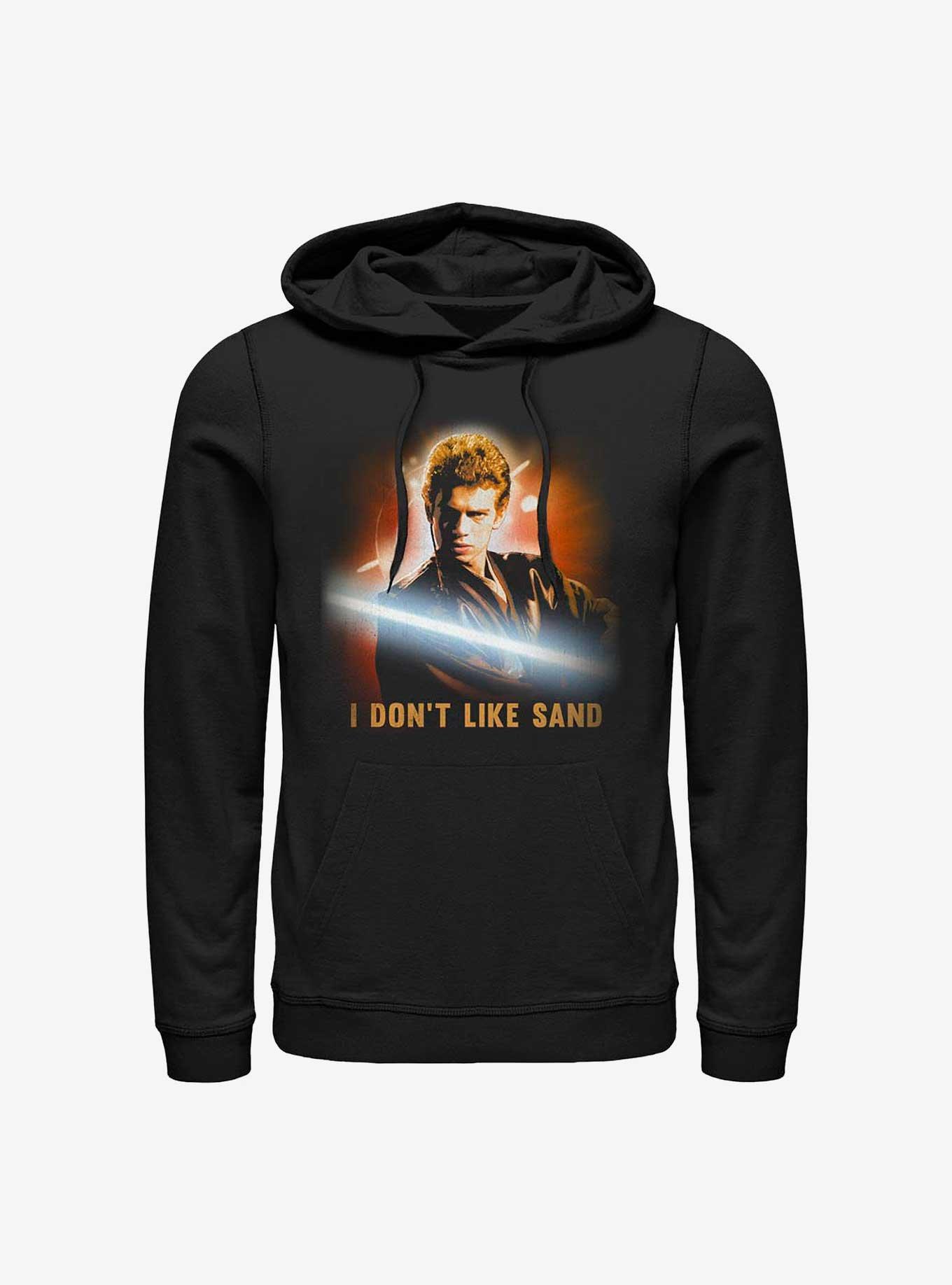 Star Wars No Sand Burnt Hoodie, BLACK, hi-res