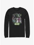 Star Wars Neon Grid Group  Long Sleeve T-Shirt, BLACK, hi-res