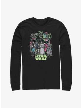 Star Wars Neon Grid Group  Long Sleeve T-Shirt, , hi-res