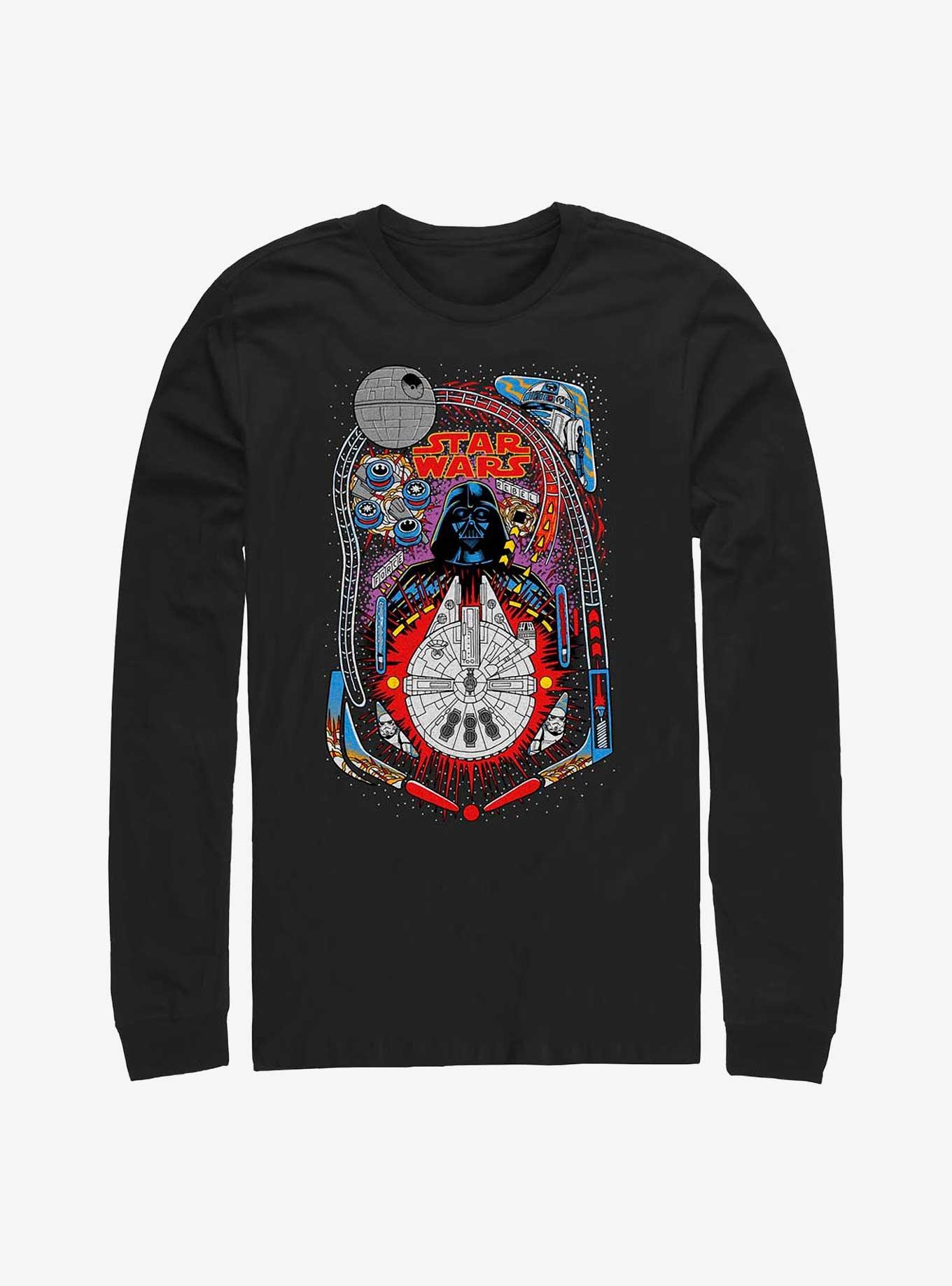 Star Wars Pinball Vader Long Sleeve T-Shirt, , hi-res