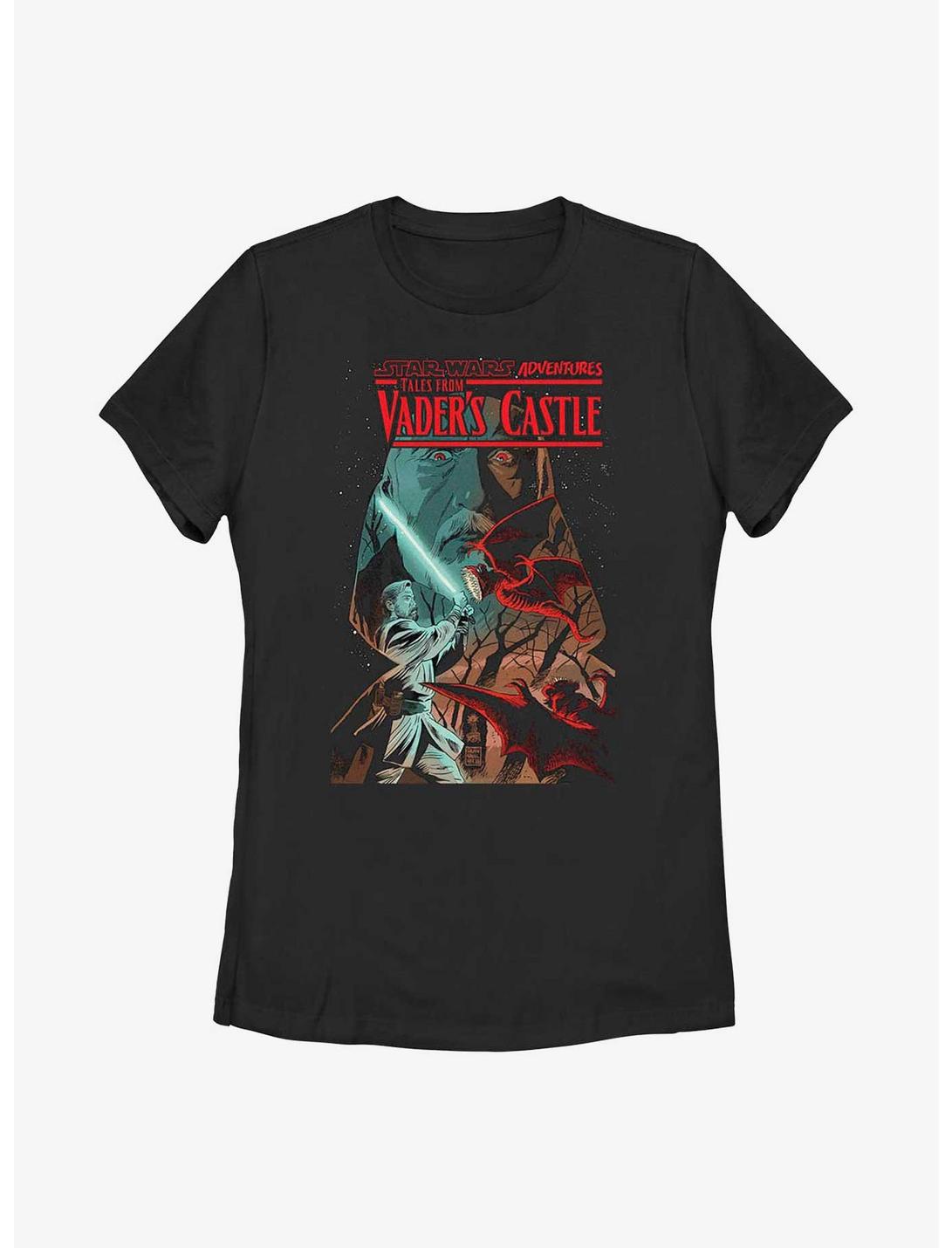 Star Wars Saber Tales From Vader's Castle Womens T-Shirt, BLACK, hi-res
