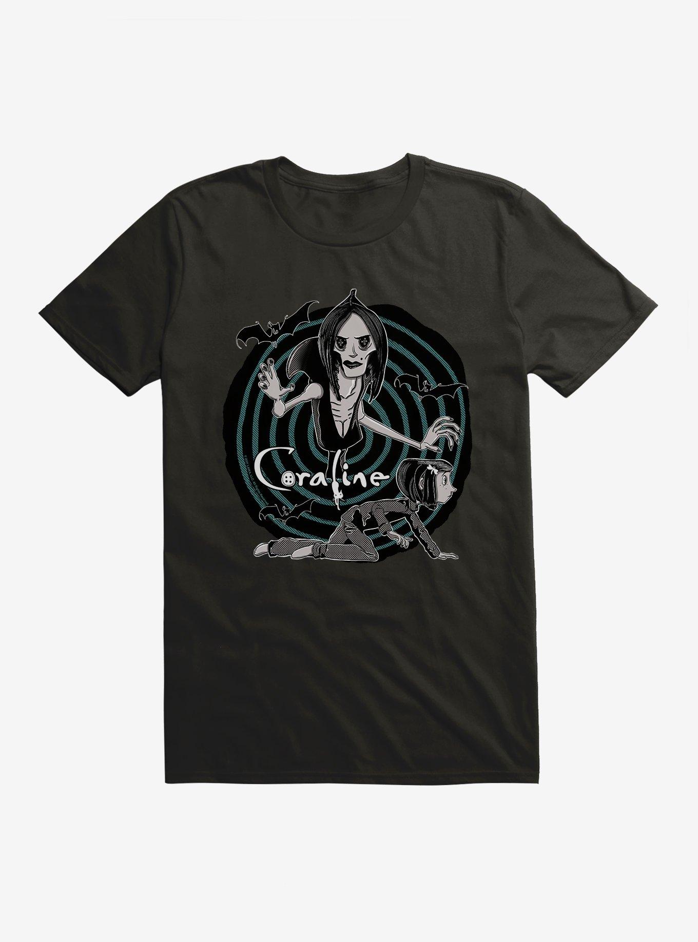 Coraline Other Mother Bats T-Shirt, BLACK, hi-res