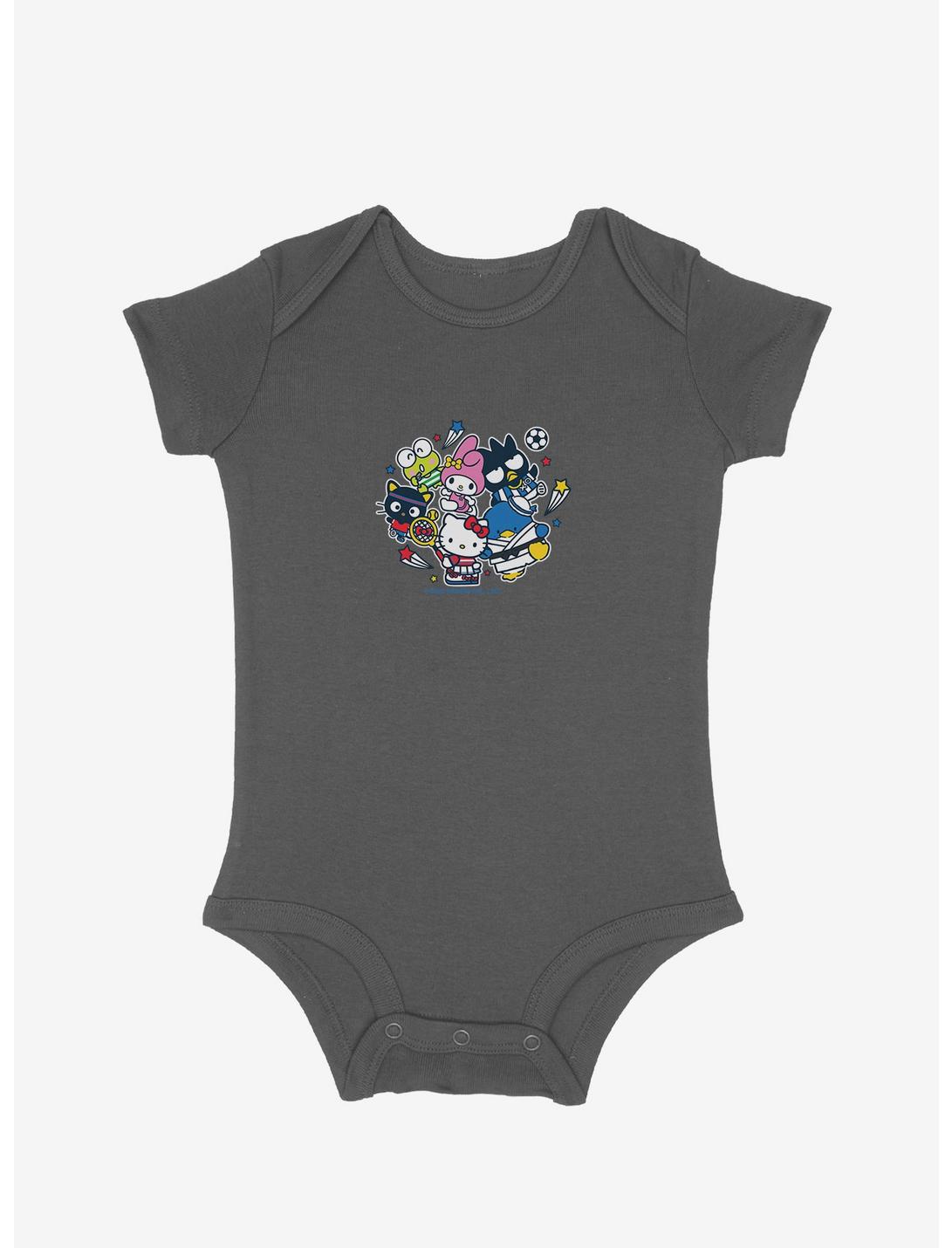 Hello Kitty And Friends Sports Infant Bodysuit, GRAPHITE HEATHER, hi-res