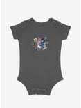 Hello Kitty And Friends Sports Infant Bodysuit, GRAPHITE HEATHER, hi-res