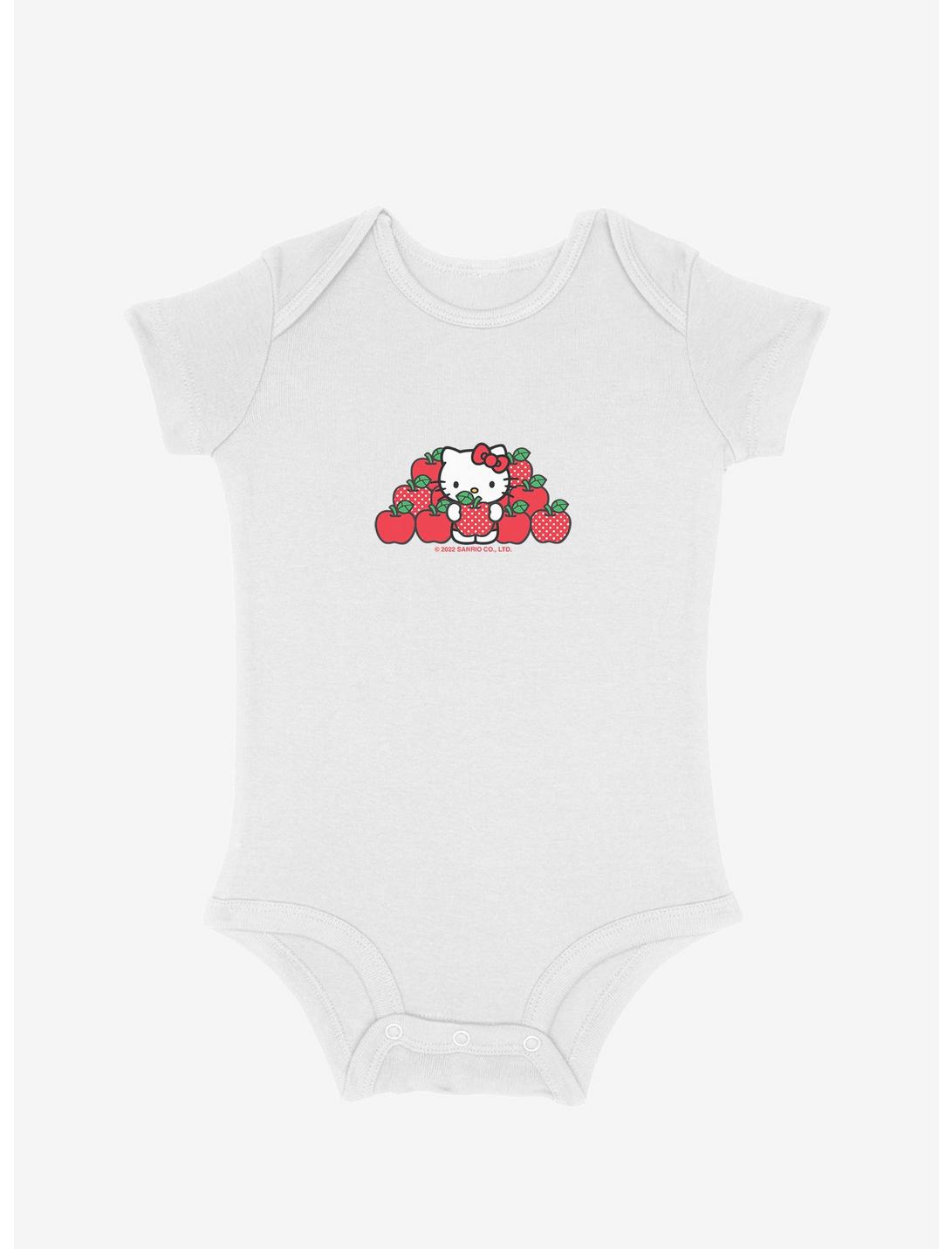 Hello Kitty Apple Picking Infant Bodysuit, WHITE, hi-res