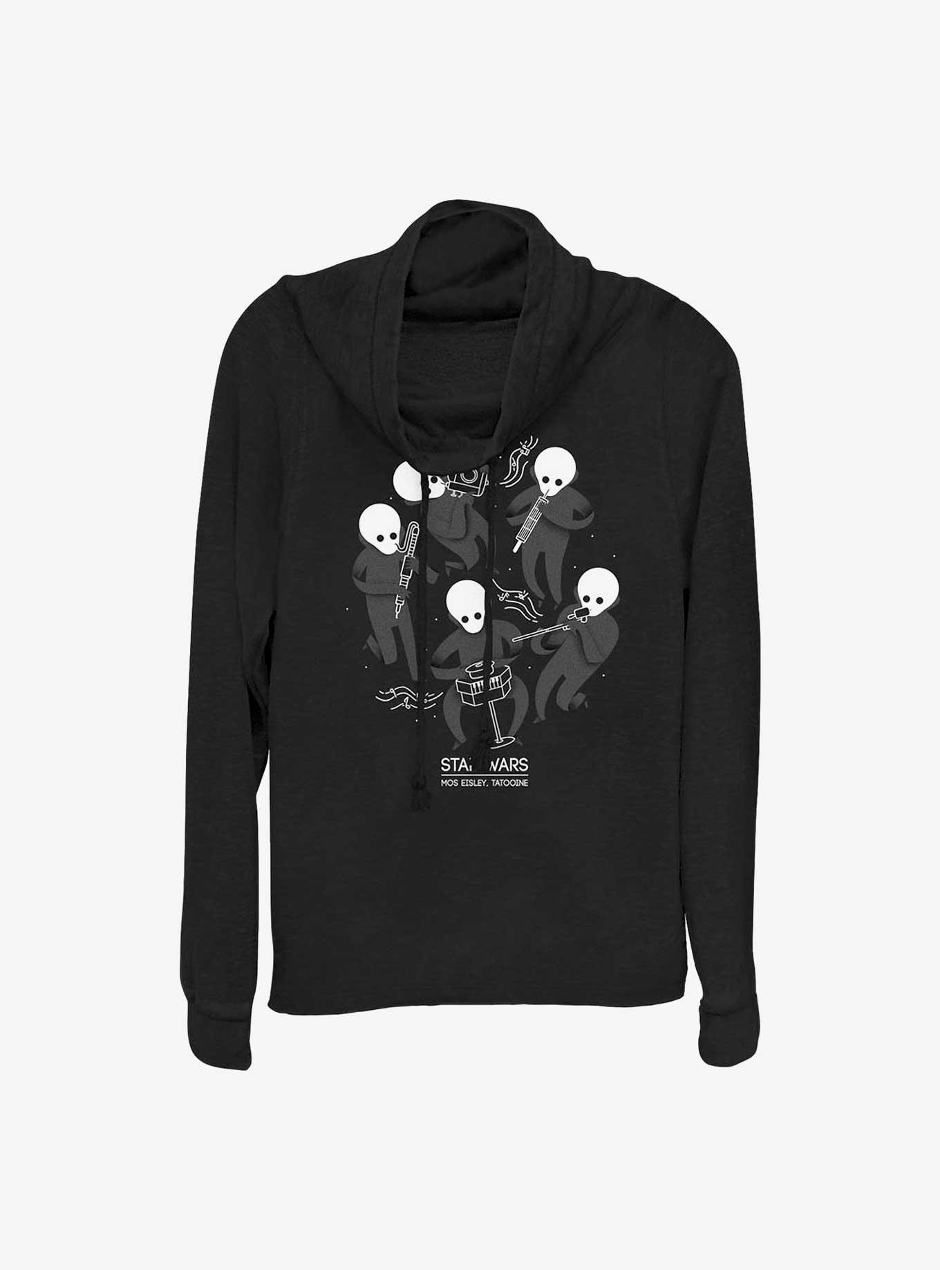 Star Wars Cantina Band Cowl Neck Long-Sleeve Top, , hi-res