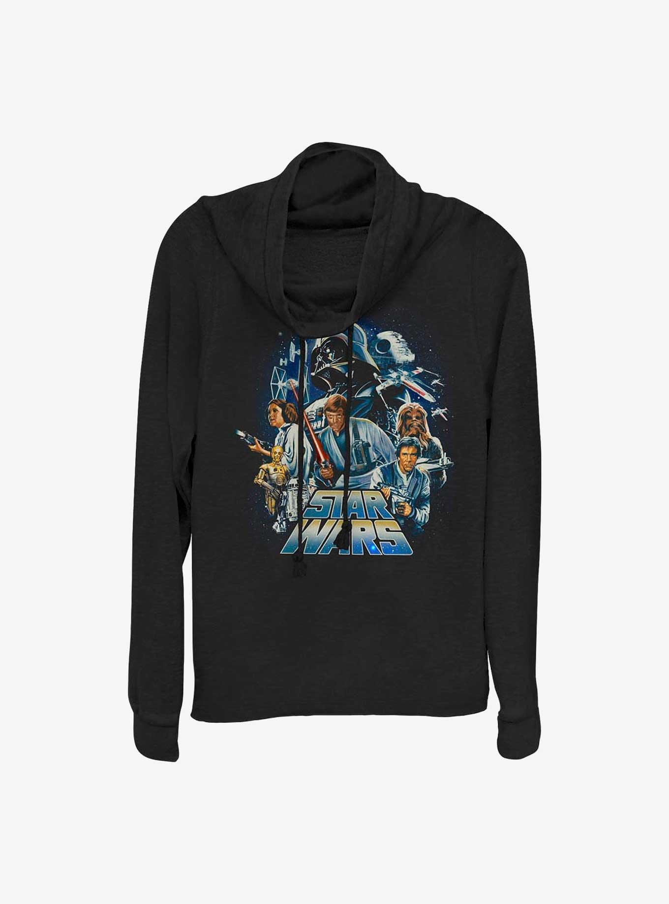 Star Wars Classic Cowl Neck Long-Sleeve Top, , hi-res
