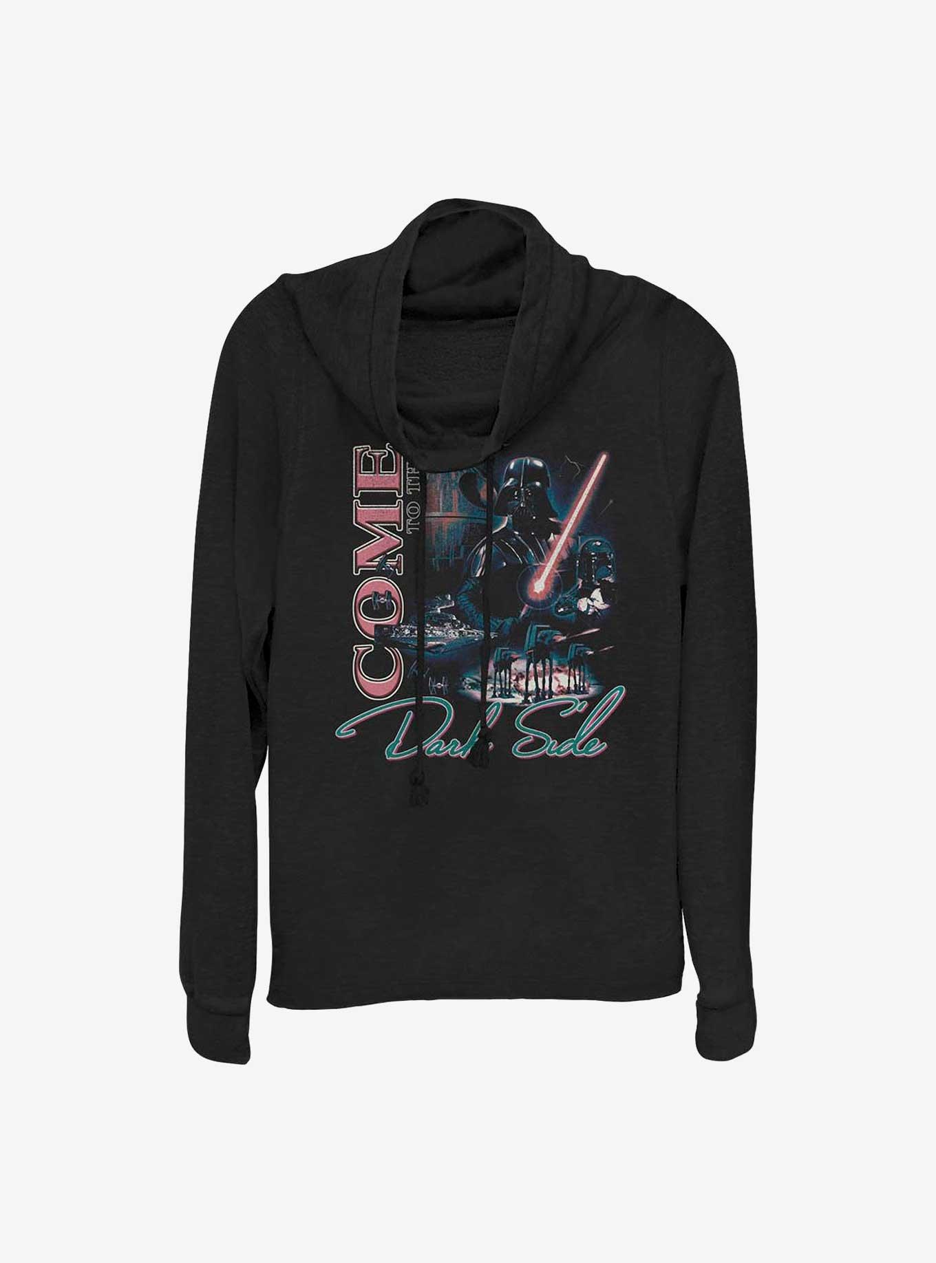 Star Wars Come To The Dark Side Cowl Neck Long-Sleeve Top, , hi-res