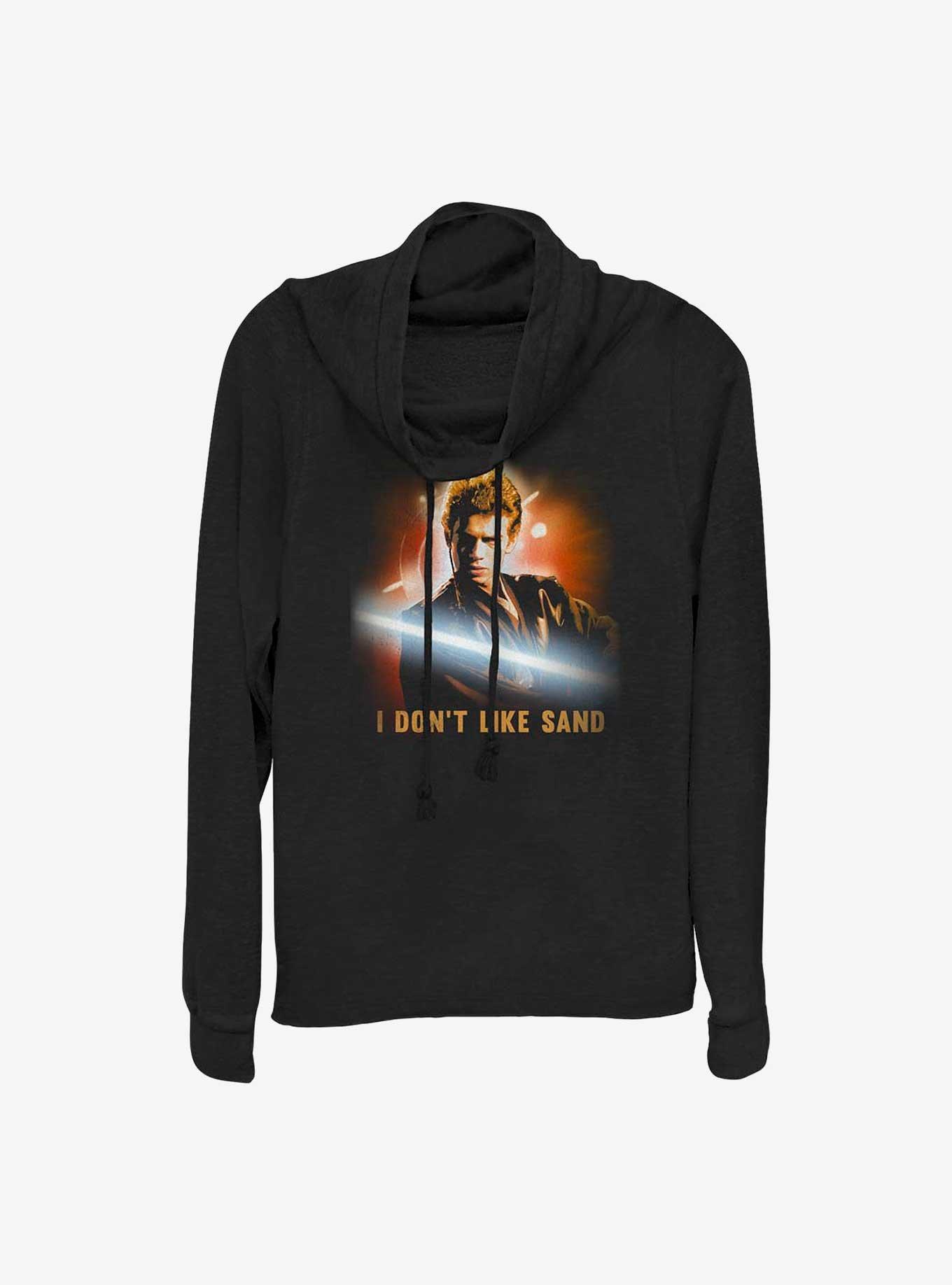 Star Wars Anakin I Don't Like Sand Cowl Neck Long-Sleeve Top, , hi-res
