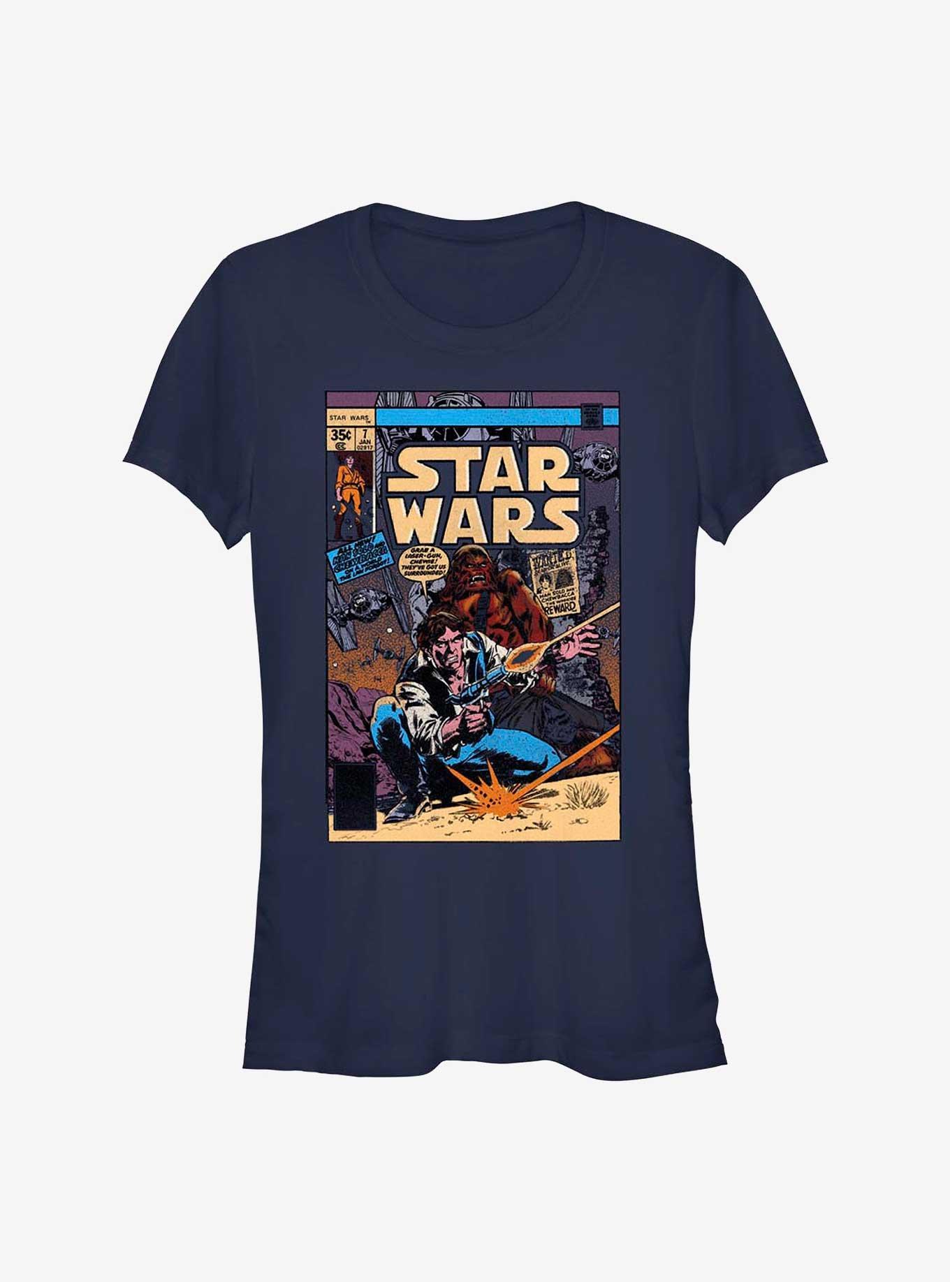 Star Wars Han Solo Comic Girls T-Shirt, , hi-res