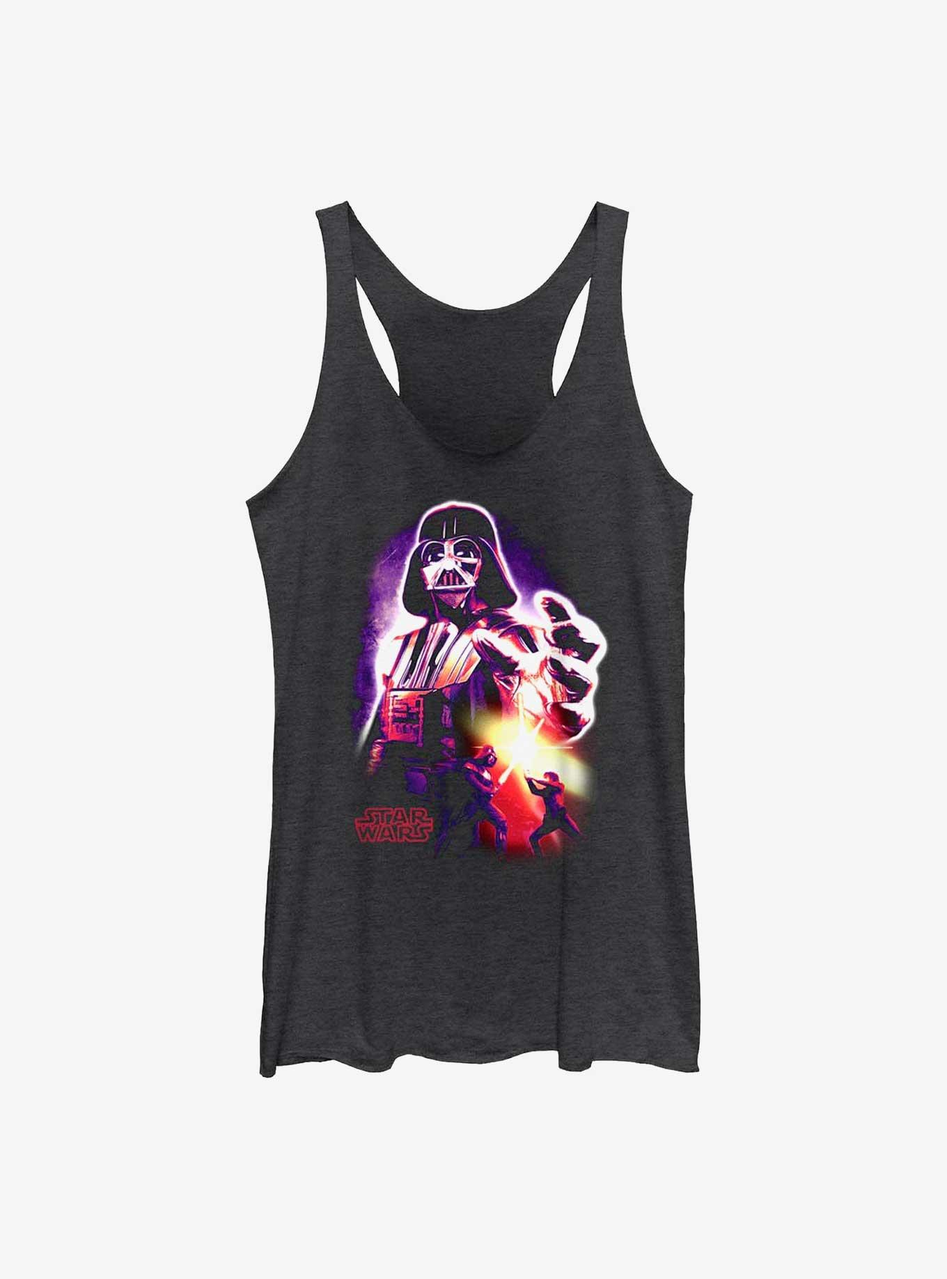 Star Wars Neon Vader Girls Tank