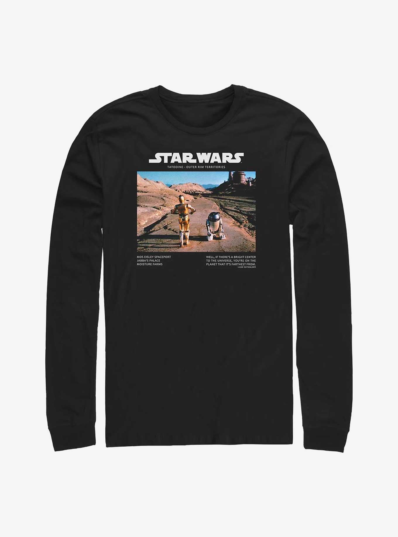 Star Wars Tatooine Travelers C-3PO and R2-D2 Long-Sleeve T-Shirt