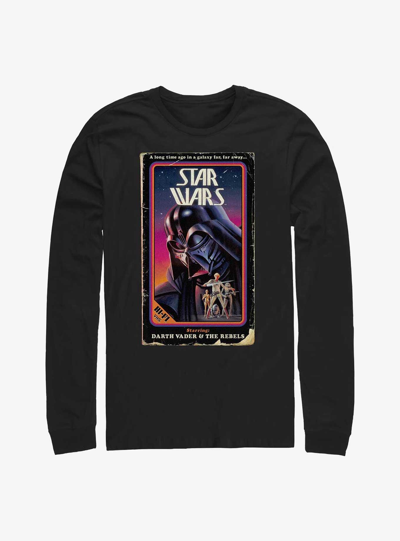 Star Wars VHS Stars Long-Sleeve T-Shirt, , hi-res