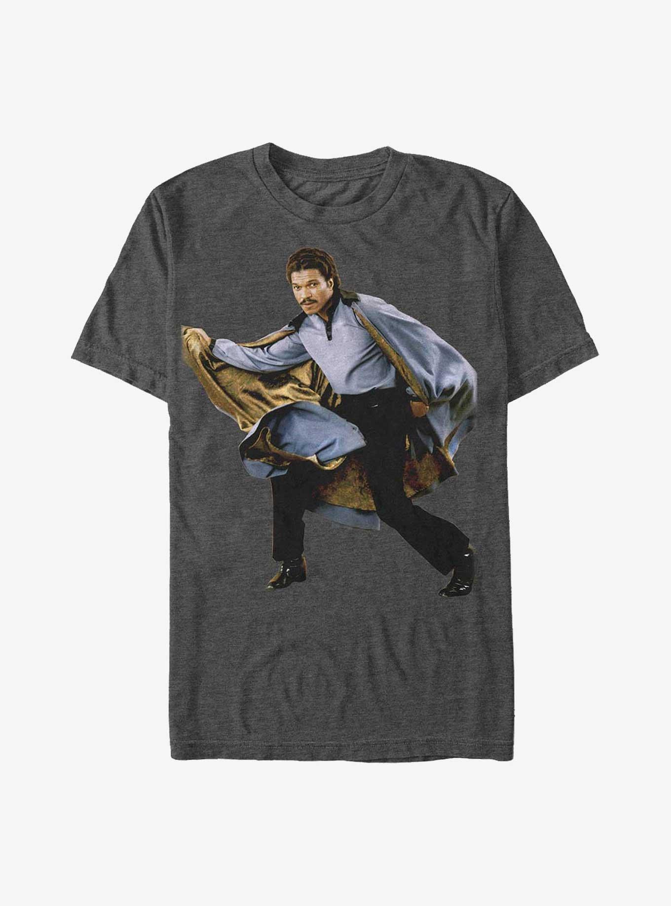 Star Wars Lando Calrissian T-Shirt, CHAR HTR, hi-res