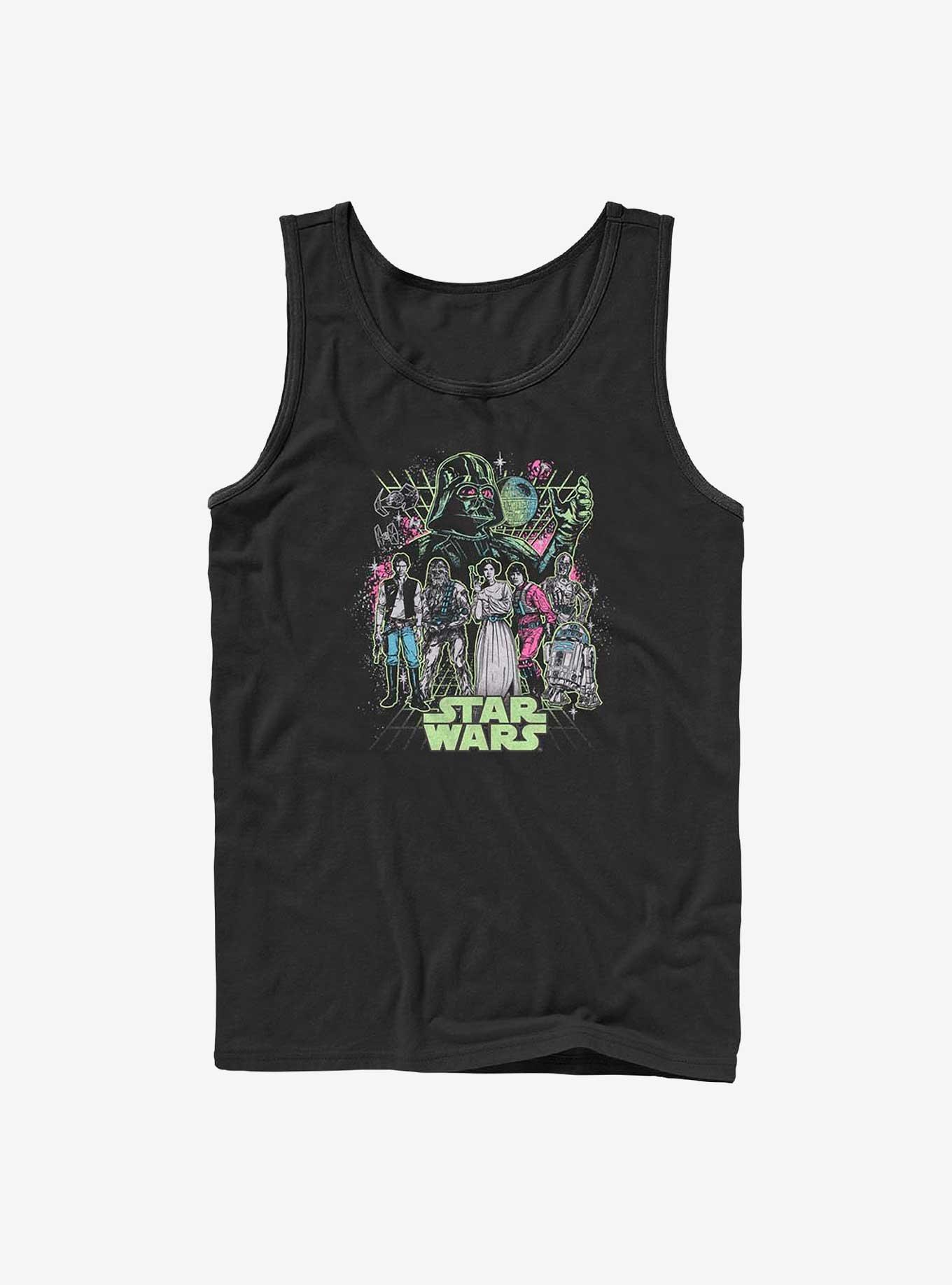 Star Wars Neon Galaxy Tank