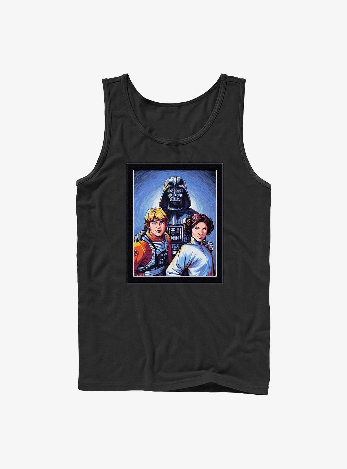 Star Wars Skywalker Family Portrait Tank, BLACK, hi-res