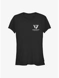 The Boys Vought International Pocket Logo Girls T-Shirt, BLACK, hi-res