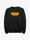 Stranger Things Logo Sweatshirt, BLACK, hi-res