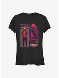 Stranger Things Vecna Infographic Girls T-Shirt, BLACK, hi-res