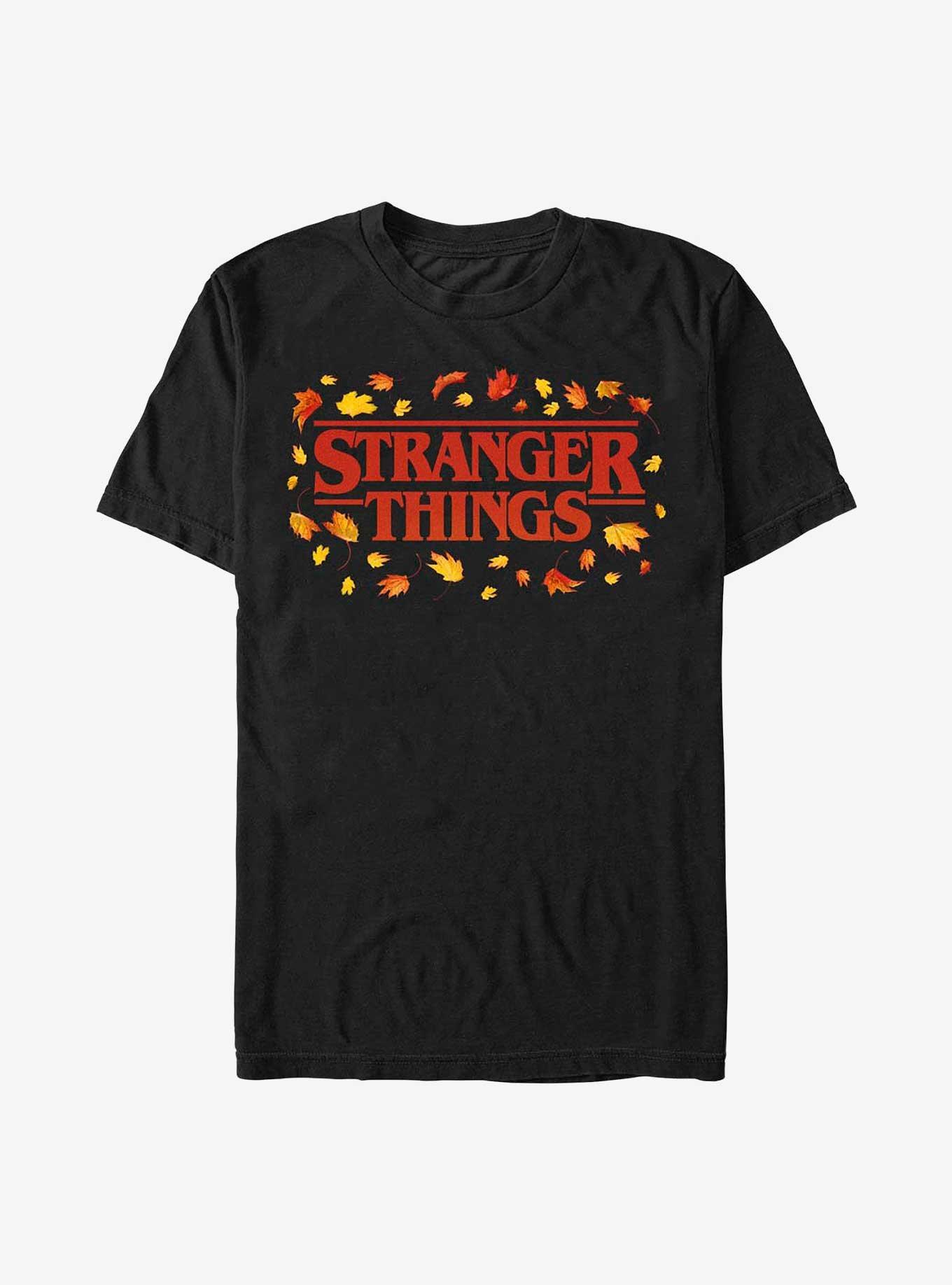Stranger Things Fall Logo T-Shirt, BLACK, hi-res