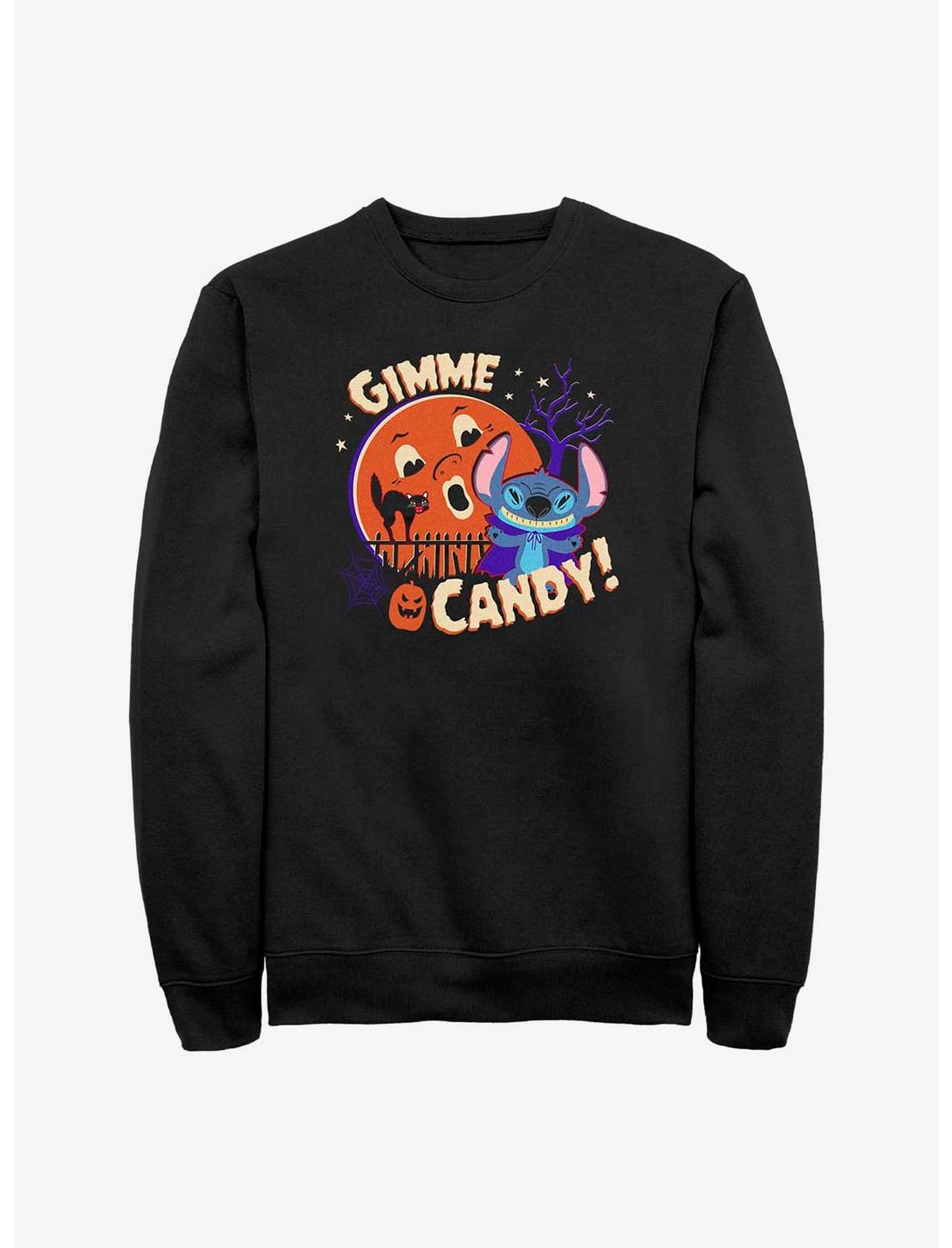 Disney Lilo & Stitch Gimme Candy Sweatshirt, BLACK, hi-res