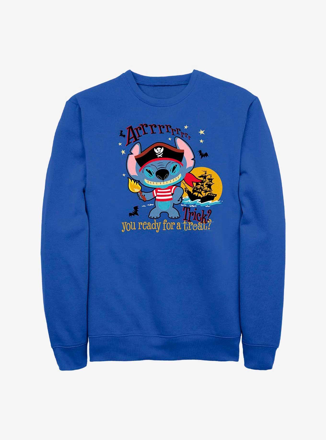 Disney Lilo & Stitch Pirate Stitch Sweatshirt, ROYAL, hi-res