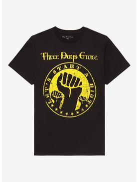 Three Days Grace Riot Boyfriend Fit Girls T-Shirt, , hi-res