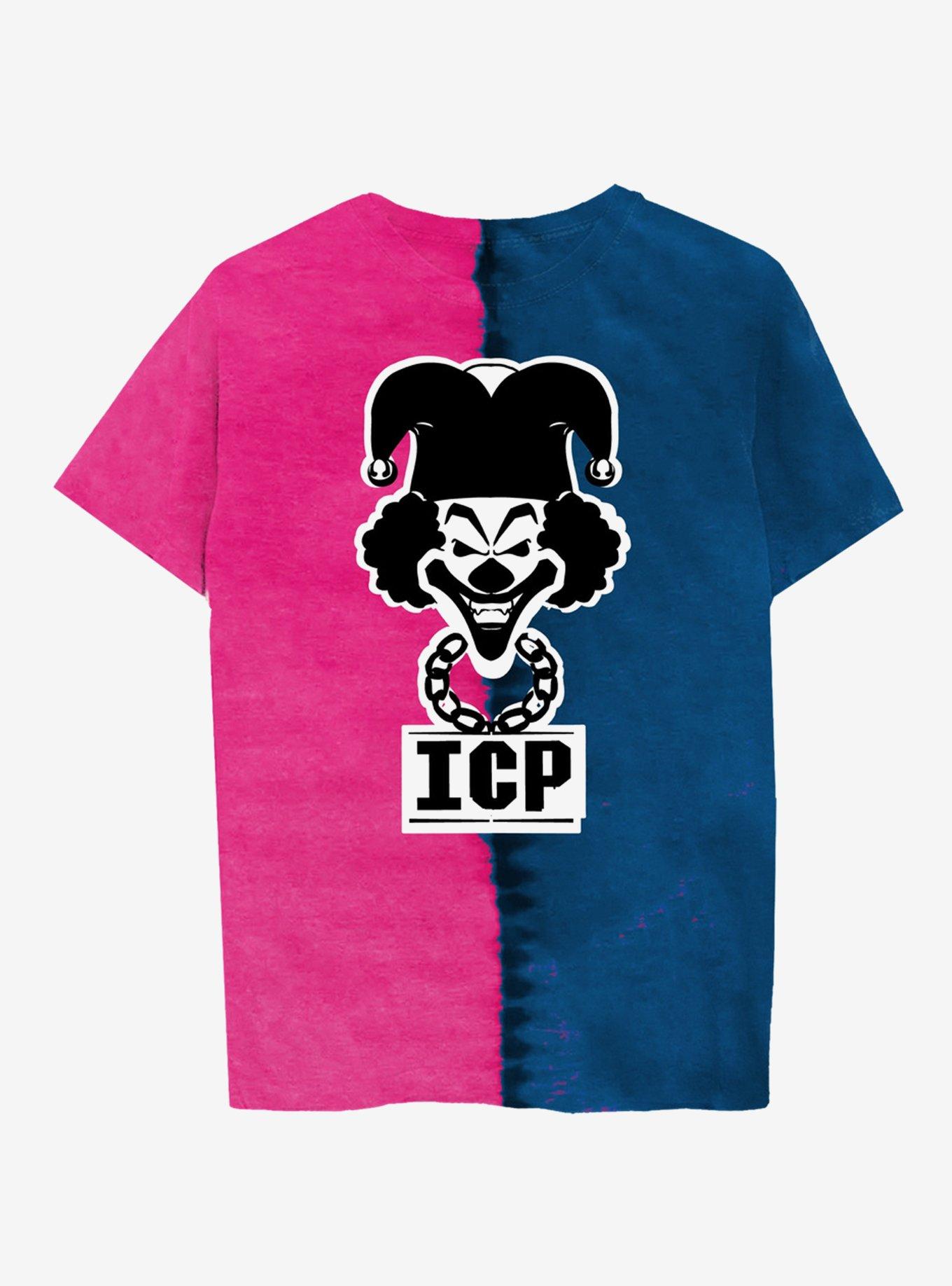 Insane Clown Posse Split Dye Boyfriend Fit Girls T Shirt