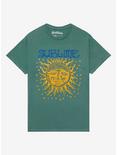 Sublime Sun Green Wash Boyfriend Fit Girls T-Shirt, GREEN, hi-res