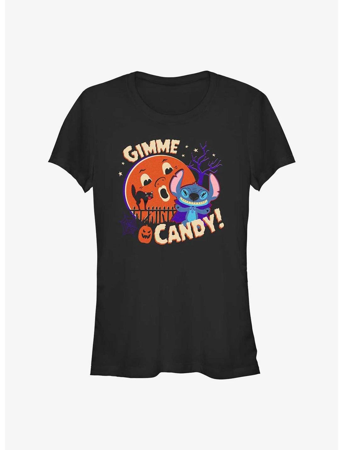 Disney Lilo & Stitch Gimme Candy Girls T-Shirt, BLACK, hi-res